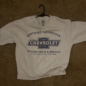 Tilly's White Graphic Sweatshirt